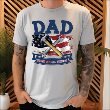 Dad Fixer Of All Things American Flag