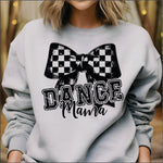 Dance Mom Black Check DTF Transfer
