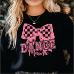 Dance Mom Pink Check DTF Transfer
