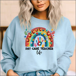 Day Care Teacher Rainbow DTF Transfer