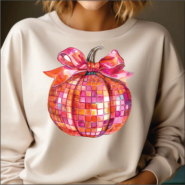 Disco Pumpkin DTF Transfer