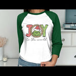 Joy to the World Mean Green Guy Print DTF Transfer