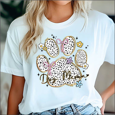 Dog Mama Paw DTF Transfer