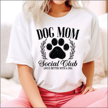 Dog Mom Social Club DTF Transfer