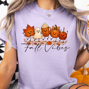 Fall Vibes Latte DTF Transfer DTF Heat Press Transfer from Sweet Tee Transfers