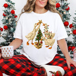 Geese Christmas Tree DTF Transfer DTF Heat Press Transfer from Sweet Tee Transfers