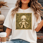 Retro Halloween Stamp Mummy DTF Transfer DTF Heat Press Transfer from Sweet Tee Transfers