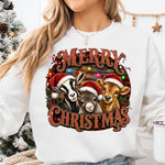 Merry Christmas Barn Animals DTF Transfer DTF Heat Press Transfer from Sweet Tee Transfers