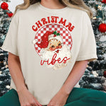 Christmas Vibes Santa DTF Transfer DTF Heat Press Transfer from Sweet Tee Transfers