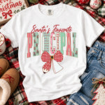 Coquette Santa's Favorite Principal DTF Transfer DTF Heat Press Transfer from Sweet Tee Transfers