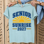Senior Sunrise 2027 DTF Transfer DTF Heat Press Transfer from Sweet Tee Transfers