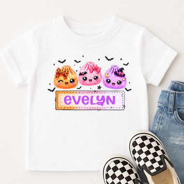 Custom Halloween Dumplings Girl DTF Transfer DTF Heat Press Transfer from Sweet Tee Transfers