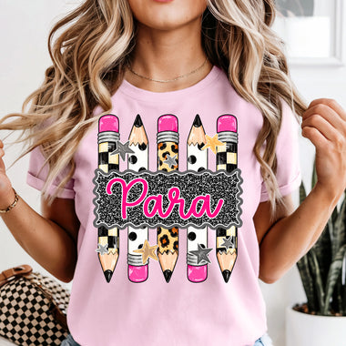 Para Pencils DTF Transfer DTF Heat Press Transfer from Sweet Tee Transfers