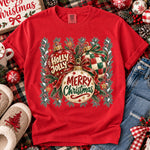 Holly Jolly Merry Christmas Ornaments DTF Transfer DTF Heat Press Transfer from Sweet Tee Transfers