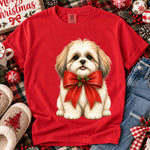 Christmas Dog Shih Tzu DTF Transfer DTF Heat Press Transfer from Sweet Tee Transfers