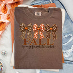 Fall Is My Favorite Color Bows DTF Transfer DTF Heat Press Transfer from Sweet Tee Transfers