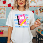 Preppy Fingerpaint Notebook DTF Transfer DTF Heat Press Transfer from Sweet Tee Transfers