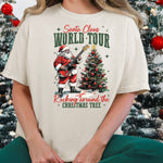 Santa Claus World Tour DTF Transfer DTF Heat Press Transfer from Sweet Tee Transfers