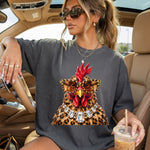 Leopard Chicken DTF Transfer DTF Heat Press Transfer from Sweet Tee Transfers