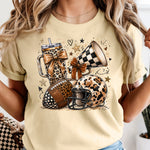 Football Game Day Leopard Collage DTF Transfer DTF Heat Press Transfer from Sweet Tee Transfers