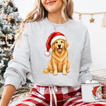 Christmas Dog Golden Retriever DTF Transfer DTF Heat Press Transfer from Sweet Tee Transfers