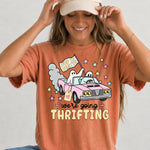 Hop in Bestie We're Going Thrifting DTF Transfer DTF Heat Press Transfer from Sweet Tee Transfers