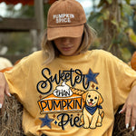 Sweeter Than Pumpkin Pie Dog DTF Transfer DTF Heat Press Transfer from Sweet Tee Transfers