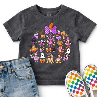 Mouse and Friends Pumpkin DTF Transfer DTF Heat Press Transfer from Sweet Tee Transfers