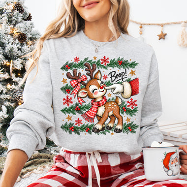 Boop Rudolph DTF Transfer DTF Heat Press Transfer from Sweet Tee Transfers