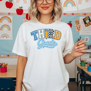 Retro Third Grade DTF Transfer DTF Heat Press Transfer from Sweet Tee Transfers