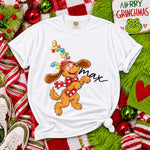 Max the Dog Christmas DTF Transfer DTF Heat Press Transfer from Sweet Tee Transfers