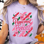 Peppermint Princess DTF Transfer DTF Heat Press Transfer from Sweet Tee Transfers