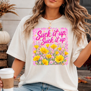 Suck It Up Striped DTF Transfer DTF Heat Press Transfer from Sweet Tee Transfers