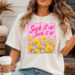 Suck It Up Striped DTF Transfer DTF Heat Press Transfer from Sweet Tee Transfers