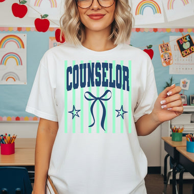 Preppy Counselor DTF Transfer DTF Heat Press Transfer from Sweet Tee Transfers