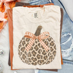 Leopard Pumpkin Bow DTF Transfer DTF Heat Press Transfer from Sweet Tee Transfers