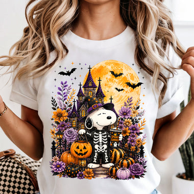 Snoopy Halloween Watercolor DTF Transfer DTF Heat Press Transfer from Sweet Tee Transfers