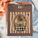 Stacked Pumpkins Leopard Plaid Scallop DTF Transfer DTF Heat Press Transfer from Sweet Tee Transfers
