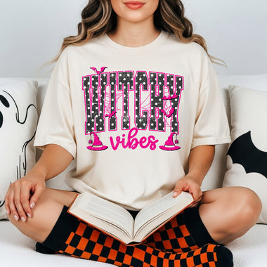 Witchy Vibes Polka Dots DTF Transfer DTF Heat Press Transfer from Sweet Tee Transfers