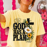 God Has a Plan DTF Transfer DTF Heat Press Transfer from Sweet Tee Transfers