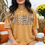 MAMA Fall Leopard Plaid Bow DTF Transfer DTF Heat Press Transfer from Sweet Tee Transfers