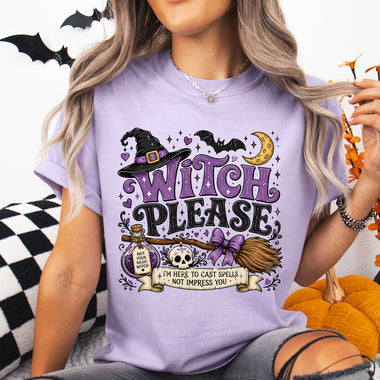 Witch Please DTF Transfer DTF Heat Press Transfer from Sweet Tee Transfers