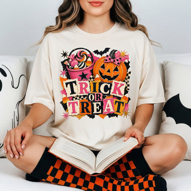 Trick or Treat DTF Transfer DTF Heat Press Transfer from Sweet Tee Transfers