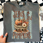 Jesus and Pumpkins DTF Transfer DTF Heat Press Transfer from Sweet Tee Transfers