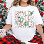 Holly Jolly MAMA DTF Transfer DTF Heat Press Transfer from Sweet Tee Transfers