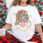 Watercolor Santa Bubblegum DTF Transfer DTF Heat Press Transfer from Sweet Tee Transfers