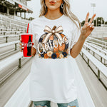 Gators Quilted Pumpkin Orange and Blue DTF Transfer DTF Heat Press Transfer from Sweet Tee Transfers