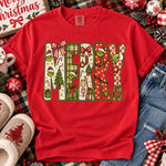Green Guy Merry DTF Transfer DTF Heat Press Transfer from Sweet Tee Transfers