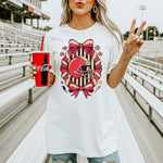 Red Football Helmet DTF Transfer – Coquette DTF Heat Press Transfer from Sweet Tee Transfers