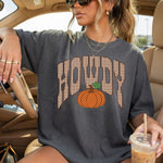 Howdy Pumpkin Fall Checkered DTF Transfer DTF Heat Press Transfer from Sweet Tee Transfers